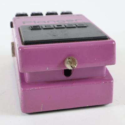 【中古】 フランジャー BOSS BF-2 Flanger Made in Japan 銀ネジ ボス ギターエフェクター 側面