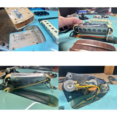 【中古】 エレキギター Fender American Original ’60s Jaguar Rosewood Fingerboard Daphne Blue Mastery Bridge Mod. 2019年製 フェンダー ジャガー ダフネブルー ピックアップ、ネック
