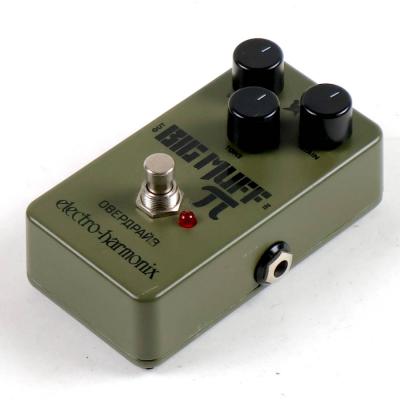 【中古】 ファズ ディストーション ELECTRO-HARMONIX Green Russian Big Muff ビッグマフ ギターエフェクター 右サイド