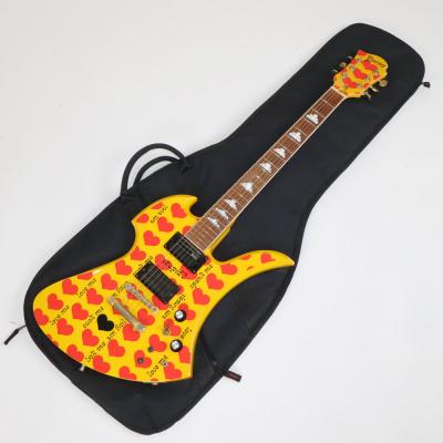【中古】 BURNY by FERNANDES MG-145S HY hideモデル Yellow Heart イエローハート エレキギター