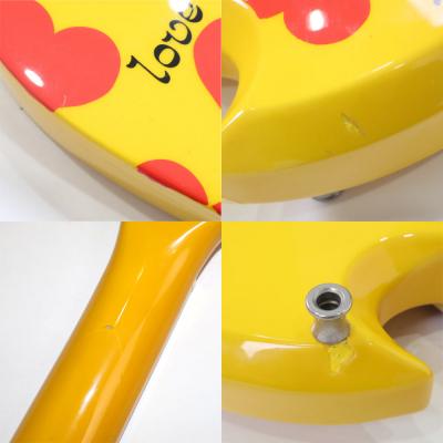 【中古】 BURNY by FERNANDES MG-145S HY hideモデル Yellow Heart イエローハート エレキギター 詳細画像
