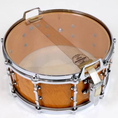 【中古】 スネアドラム タマ TAMA BE346 BIRD’S EYE ALL MAPLE SNARE DRUMS 14x6.5 Made in Japan 裏面