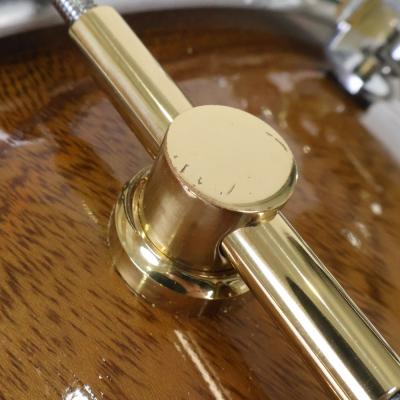 【中古】 スネアドラム カノウプス CANOPUS HS-1450 Zelkova Snare Drum 14x5 ゼルコバ 単板くりぬき胴スネア 詳細画像