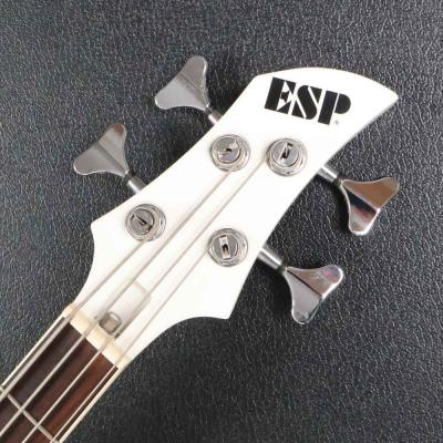 【中古】 エレキベース ESP RF-00SL Snow White the GazettE REITA Signature Model 2009年製 ガゼット REITAモデル フロントピックアップオリジナルと同等品へ交換 ヘッド画像
