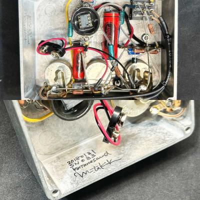 【中古】 オーバードライブ mt’Lab エムティーラボ HUMSTER 20th Anniversary エフェクター ハムスター 内部