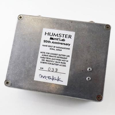 【中古】 オーバードライブ mt’Lab エムティーラボ HUMSTER 20th Anniversary エフェクター ハムスター 本体画像 裏