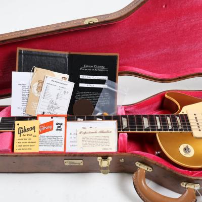 【中古】エレキギター Gibson Custom Shop Historic Collection 1954 Les Paul Reissue R4 Gold Top 2025年製 3.82kg ギブソン レスポール ゴールドトップ 付属品