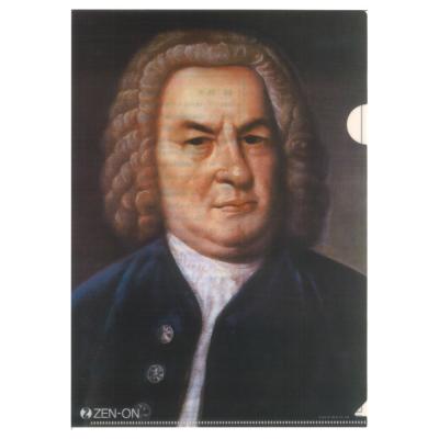 ゼンオン 全音 ZCF-3B 肖像画 A4クリアファイル 3枚セット バッハ ベートーベン ブラームス 詳細画像