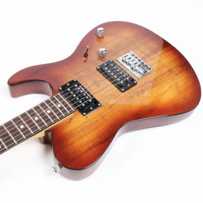 【中古】 エレキギター Fujigen J-Standard ILIAD JIL3-EW2-R KNB(Koa Natural Burst) 2021年製 フジゲン Seymour Duncan JB/59ピックアップ搭載 アカシア(TAIWAN KOA)トップ ボディトップ