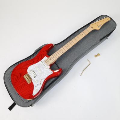 【中古】 エレキギター Fujigen Expert ODYSSEY EOS-ASH-M See Thru Red 2016年製 アッシュボディー STスタイル フジゲン エキスパート オデッセイ