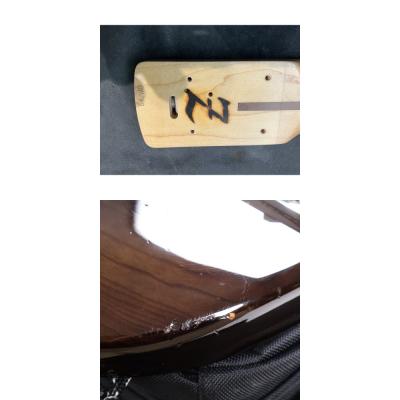 【中古】 エレキベース ATELIER Z M245 PLUS CUSTOM TP-BK / BURNER アトリエZ 4弦ベース 傷、ネック