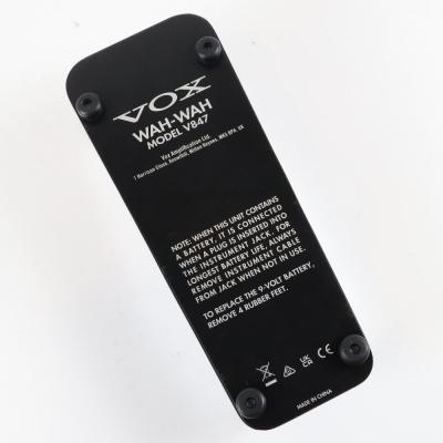 【中古】 ワウペダル VOX V847 ギターエフェクター 本体画像 裏