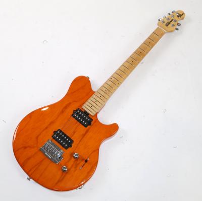 【中古】 エレキギター Music Man Axis Sport HH with Tremolo Translucent Orange 2000年製 ミュージックマン アクシス スポーツ オレンジ 詳細画像