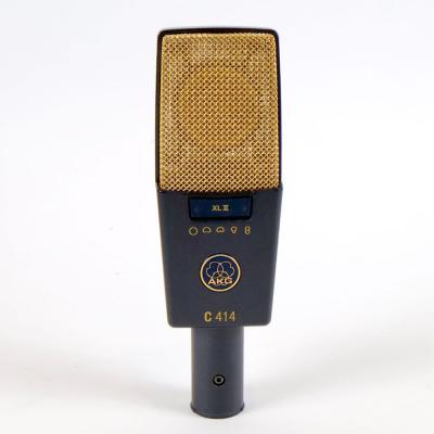 【中古】 AKG C414 XL II サイドアドレス型 コンデンサーマイクロホン 正面