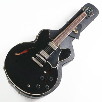 【中古】 エレキギター Gibson Custom Shop ES-335 Dot Plaintop Ebony Mod. 2010年製 LOLLARピックアップ搭載 ギブソン セミアコースティックギター ES335 ローラーピックアップ