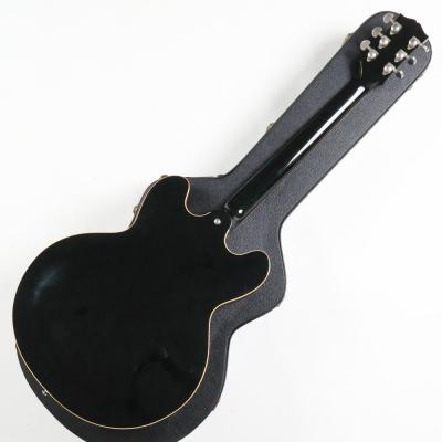 【中古】 エレキギター Gibson Custom Shop ES-335 Dot Plaintop Ebony Mod. 2010年製 LOLLARピックアップ搭載 ギブソン セミアコースティックギター ES335 ローラーピックアップ ボディバック画像