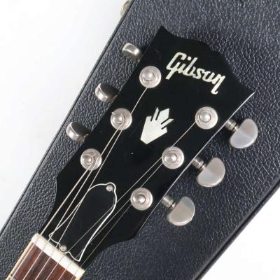 【中古】 エレキギター Gibson Custom Shop ES-335 Dot Plaintop Ebony Mod. 2010年製 LOLLARピックアップ搭載 ギブソン セミアコースティックギター ES335 ローラーピックアップ ヘッド画像