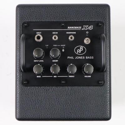 【中古】 PHIL JONES BASS フィルジョーンズベース NANOBASS X4 Black 小型ベースアンプ コンボ コントロール