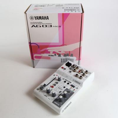 【中古】 ミキサー ヤマハ YAMAHA AG03 mk2 W ライブストリーミングミキサー ホワイト