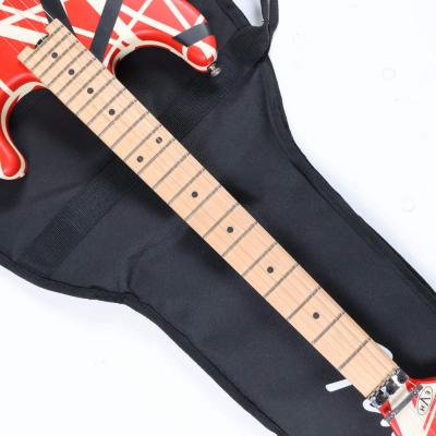 【中古】 エレキギター EVH Striped Series 5150 Maple Fingerboard Red with Black and White Stripes 2021年製 5150ステッカー欠損 Eddie Van Halen モデル ネック