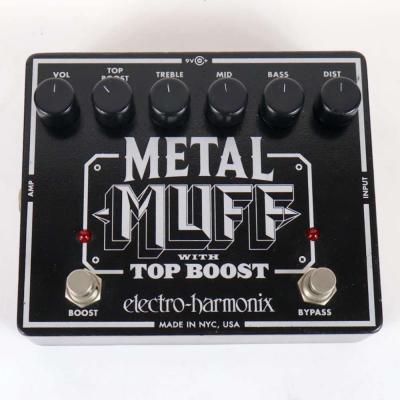 【中古】 ディストーション エフェクター ELECTRO-HARMONIX METAL MUFF ギターエフェクター 正面