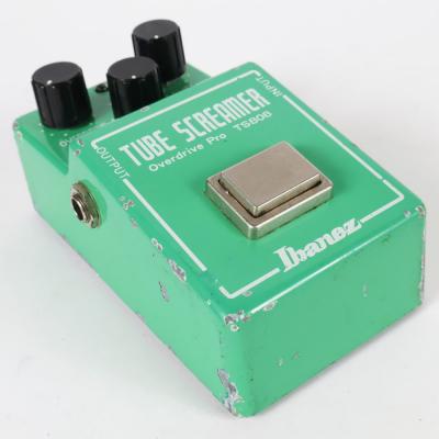 【中古】 チューブスクリーマー アイバニーズ IBANEZ TS808 TUBE SCREAMER オーバードライブ ギターエフェクター 本体画像 斜め