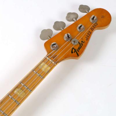 【中古】 Fender USA フェンダー Jazz Bass 1973年製 MOD ジャズベース ブロックインレイ 4点止めネック エレキベース ヘッド