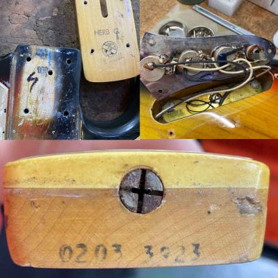 【中古】 Fender USA フェンダー Jazz Bass 1973年製 MOD ジャズベース ブロックインレイ 4点止めネック エレキベース ネック、ポット