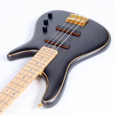 【中古】Sugi NB4M ASH See Through Black エレキベース カッタウェイ側