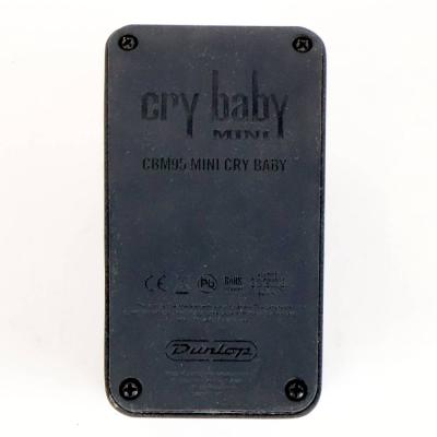 【中古】 JIM DUNLOP CBM95 CRY BABY mini ワウペダル エフェクター 裏面