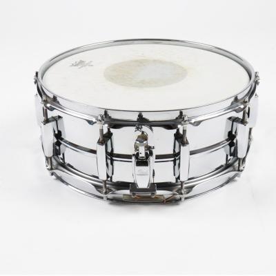 【中古】 スネアドラム パール Pearl SensiTone Steel Custom Alloy 14x5.5 スチールシェル ストレイナー