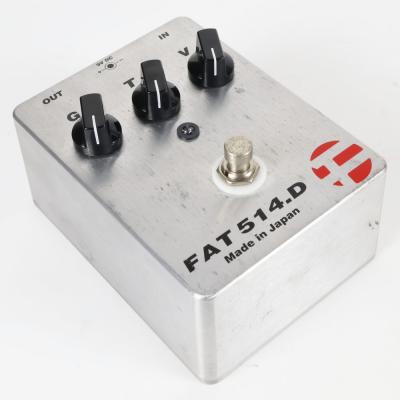 【中古】 FAT 514.D Booster ブースター エフェクター ギターエフェクター 本体画像 斜め 2