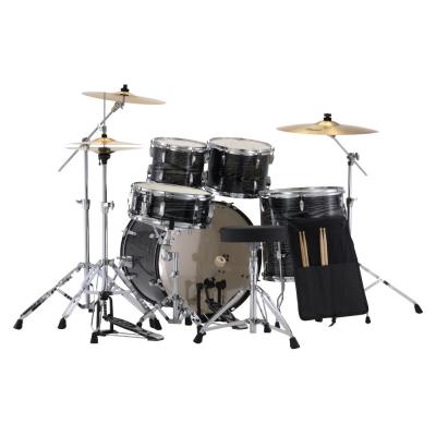 Pearl パール RS525SCWN/CN #801 Midnight Chrome Vortex Roadshow スタンダードサイズ ドラムセット 限定カラー 背面画像