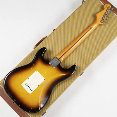 【中古】 エレキギター Fender Custom Shop 1956 Stratocaster Closet Classic Mod. 1999年製 Vintage Noiselessピックアップへ交換 プライベートレリック ヘビーレリック風 フェンダー ストラトキャスター ボディバック画像