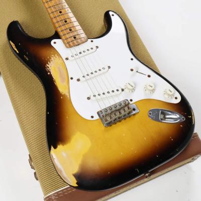 【中古】 エレキギター Fender Custom Shop 1956 Stratocaster Closet Classic Mod. 1999年製 Vintage Noiselessピックアップへ交換 プライベートレリック ヘビーレリック風 フェンダー ストラトキャスター ボディ画像