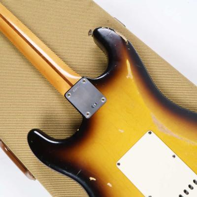【中古】 エレキギター Fender Custom Shop 1956 Stratocaster Closet Classic Mod. 1999年製 Vintage Noiselessピックアップへ交換 プライベートレリック ヘビーレリック風 フェンダー ストラトキャスター ネックプレート