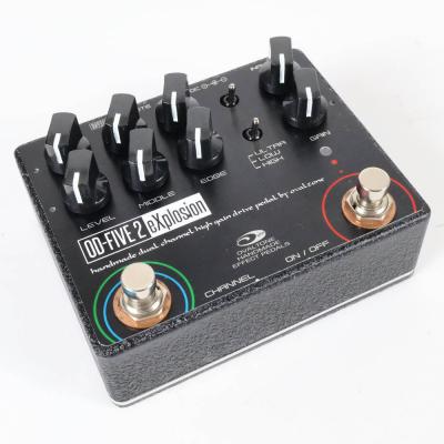 【中古】 ドライブペダル OVALTONE OD-FIVE 2 eXplosion オーバードライブ オーバルトーン ギターエフェクター 本体画像 斜め