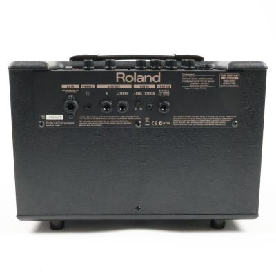 【中古】 アコースティックアンプ ROLAND AC-40 ローランド アコースティックギター用アンプ アコギアンプ 本体画像 裏