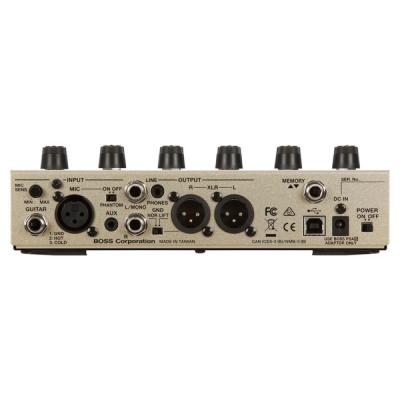 【訳あり】 BOSS VE-8 Acoustic Singer ギター&ボーカル用エフェクター アウトレット 本体画像 裏