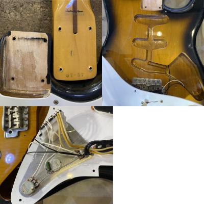 【中古】 エレキギター Fender Japan ST57-70TX 2TS 1999年-2002年製 TEXAS SPECIALピックアップ搭載 アルダーボディー フェンダージャパン ストラトキャスター Stratocaster 内部