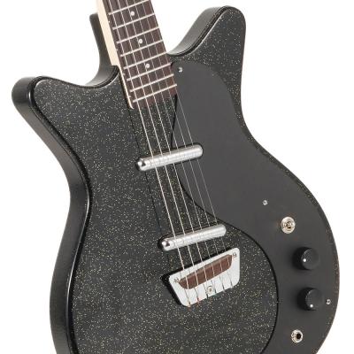Danelectro ダンエレクトロ GLITTER ’59 BLACK/SILVER エレキギター ボディ