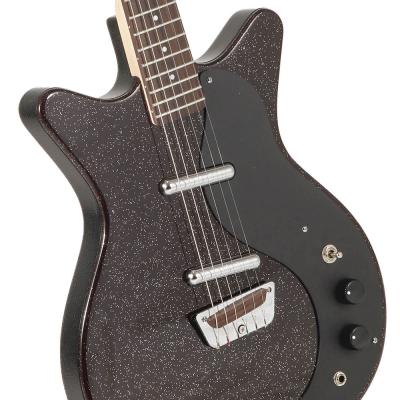 Danelectro ダンエレクトロ GLITTER ’59 MAROON/SILVER エレキギター ボディ