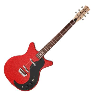Danelectro ダンエレクトロ GLITTER ’59 RED/SILVER エレキギター