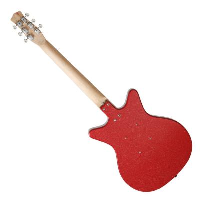 Danelectro ダンエレクトロ GLITTER ’59 RED/SILVER エレキギター 背面