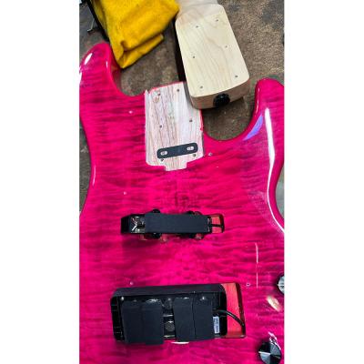 【中古】 エレキベース 5弦ベース EDWARDS by ESP E-T-170BD See Thru Pink L’Arc〜en〜Ciel tetsuya エドワーズ 2019年頃製造 ピックアップ
