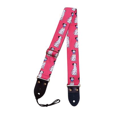 ARIA アリア SPS-2400Da RD 犬柄 ギターストラップ