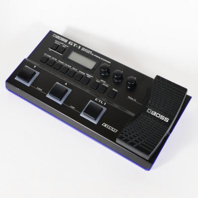 【中古】ボス マルチエフェクター BOSS GT-1 Guitar Effect Processor 本体画像 斜め