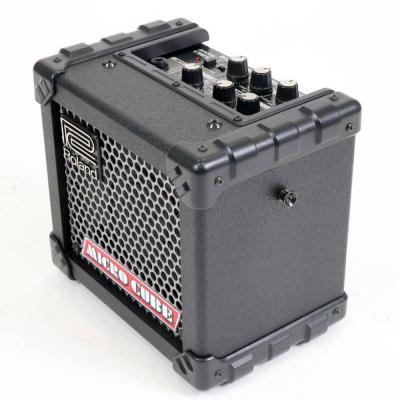 【中古】 ギターアンプ Roland ローランド MICRO CUBE BLACK コンボアンプ 右サイド