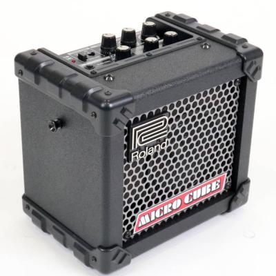 【中古】 ギターアンプ Roland ローランド MICRO CUBE BLACK コンボアンプ 左サイド