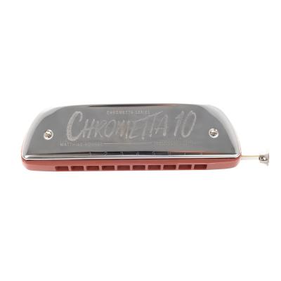 HOHNER ホーナー Chrometta 10 Color Edition 253/40C クロマチックハーモニカ トップ画像
